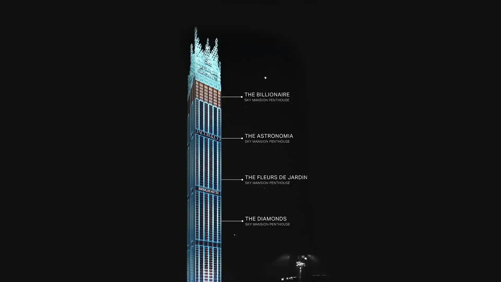 Burj Binghatti Jacob & Co Residences - off-plan project in Dubai